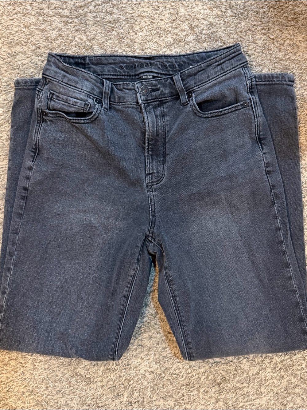 American Eagle Outfitters Charcoal Black Skinny Jeans